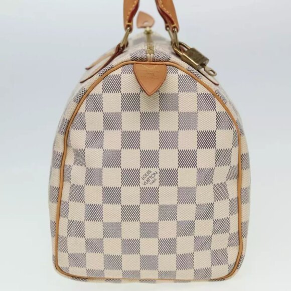 LOUIS VUITTON Damier Azur Speedy 30 Hand Bag - Picture 4 of 16